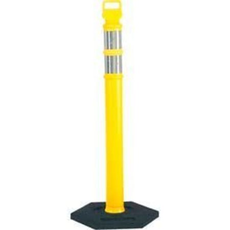 CORTINA SAFETY PRODUCTS 45" Yellow Ez Grab Delineator Post W/2ea 3" Hi Reflective 03-747Y